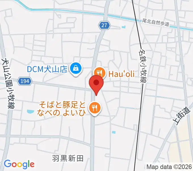 睦美音楽センターの地図