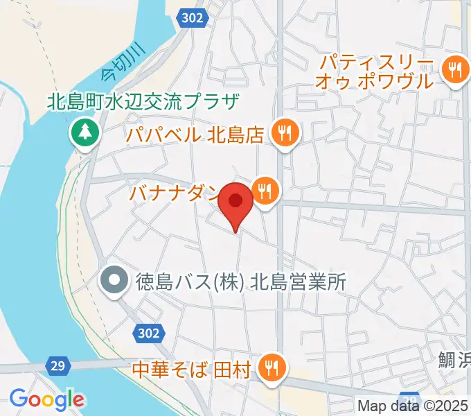 ドライブギターズの地図