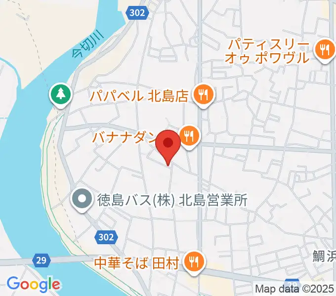ドライブギターズの地図