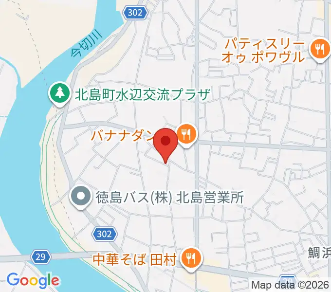 ドライブギターズの地図