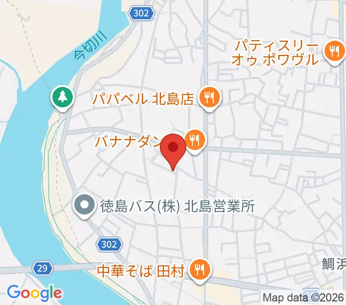 ドライブギターズの地図