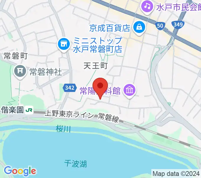 小野ピアノ教室の地図