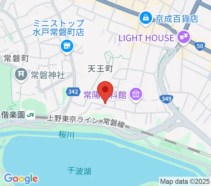 小野ピアノ教室の地図