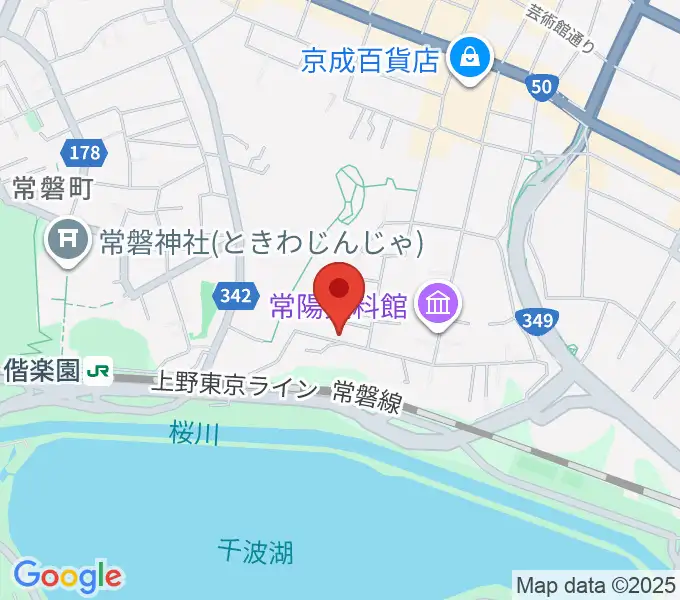 小野ピアノ教室の地図