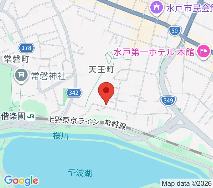 小野ピアノ教室の地図