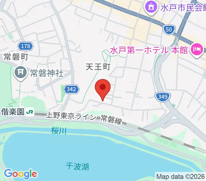 小野ピアノ教室の地図