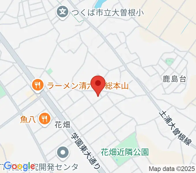 アーデン音楽館 花畑教室の地図
