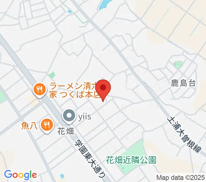 アーデン音楽館 花畑教室の地図