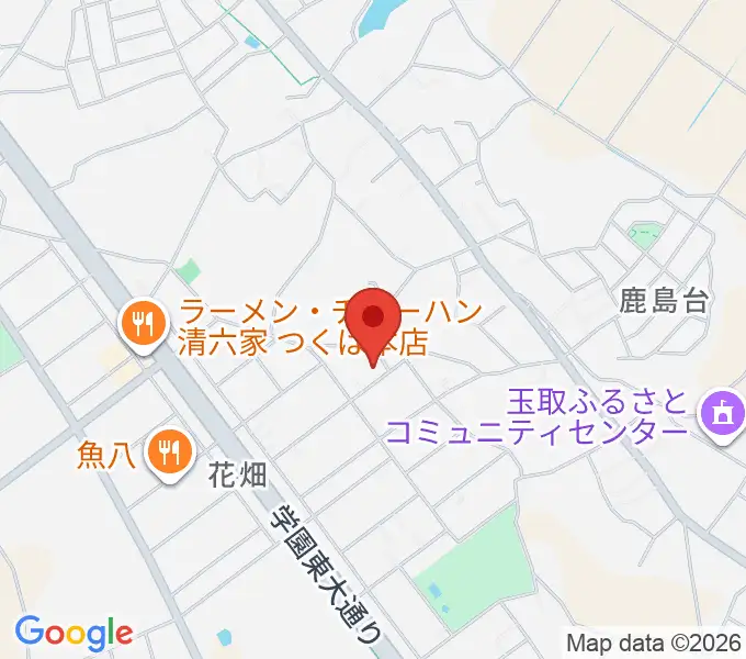 アーデン音楽館 花畑教室の地図