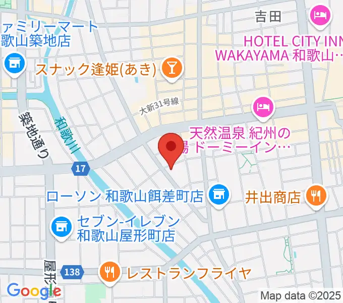 フルート教室フォルテの地図