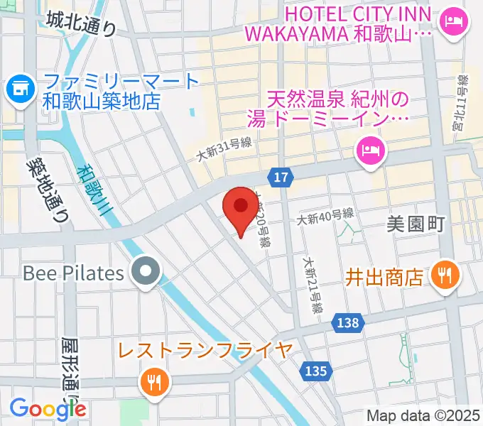フルート教室フォルテの地図