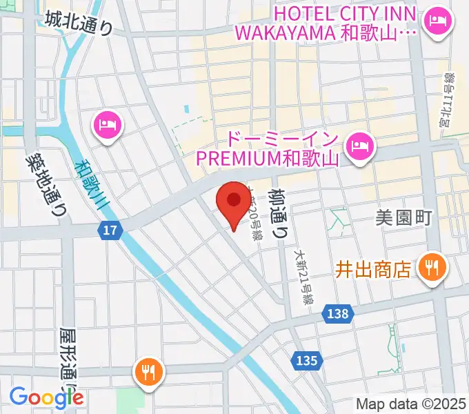 フルート教室フォルテの地図