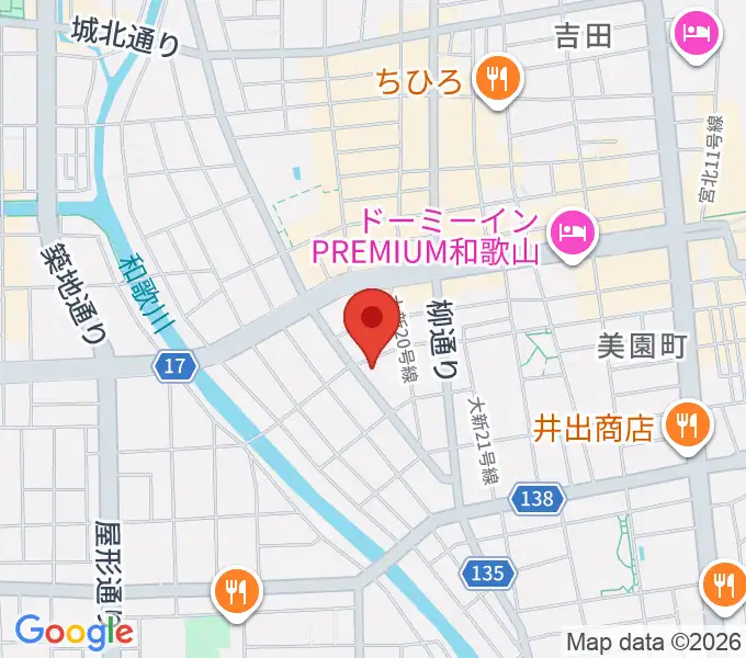 フルート教室フォルテの地図
