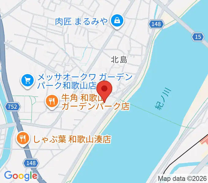 ギター・ピアノ教室 前田の地図
