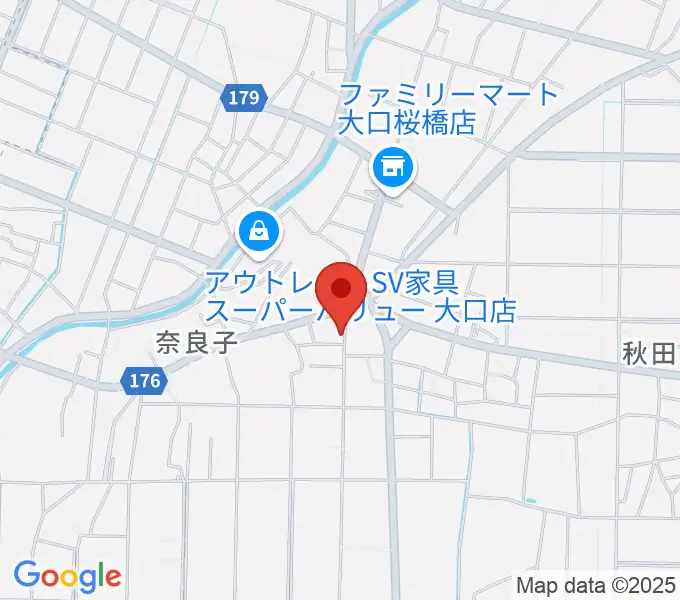 おおもり音楽教室の地図