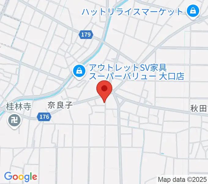 おおもり音楽教室の地図
