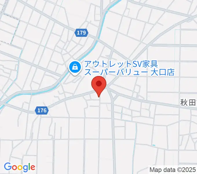 おおもり音楽教室の地図