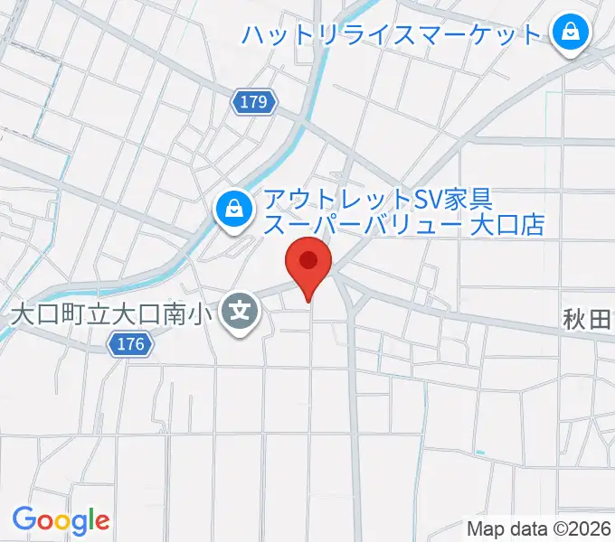 おおもり音楽教室の地図