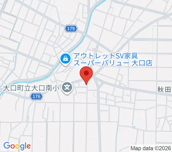 おおもり音楽教室の地図