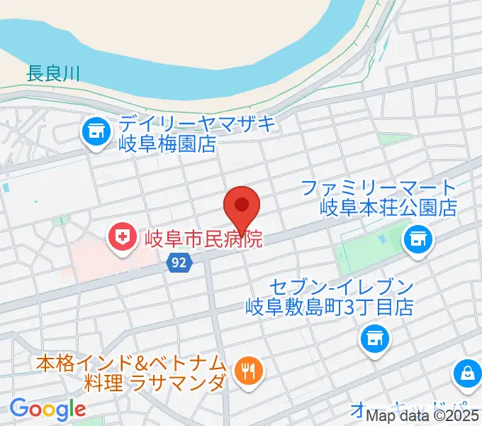 M's MUSIC SCHOOL & LIVEHALLの地図