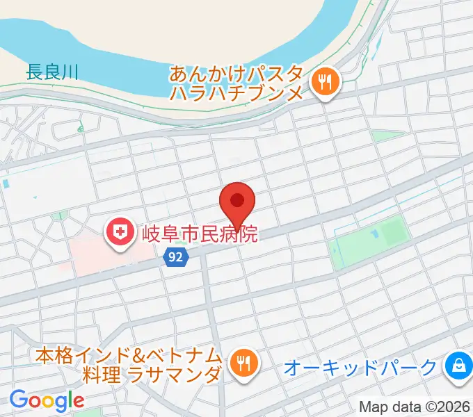M's MUSIC SCHOOL & LIVEHALLの地図