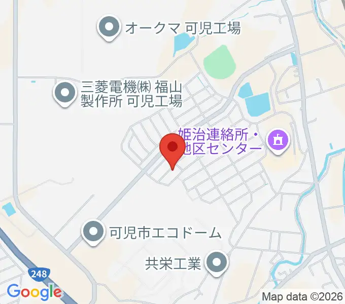 音楽教室ピアチェーレの地図