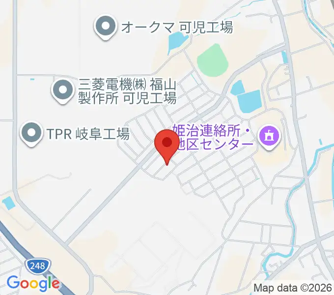 音楽教室ピアチェーレの地図
