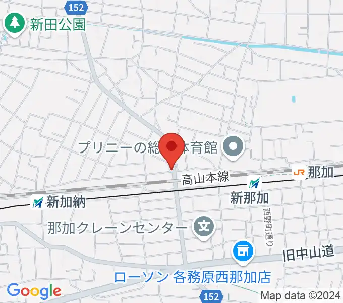 シャルテ音楽教室の地図