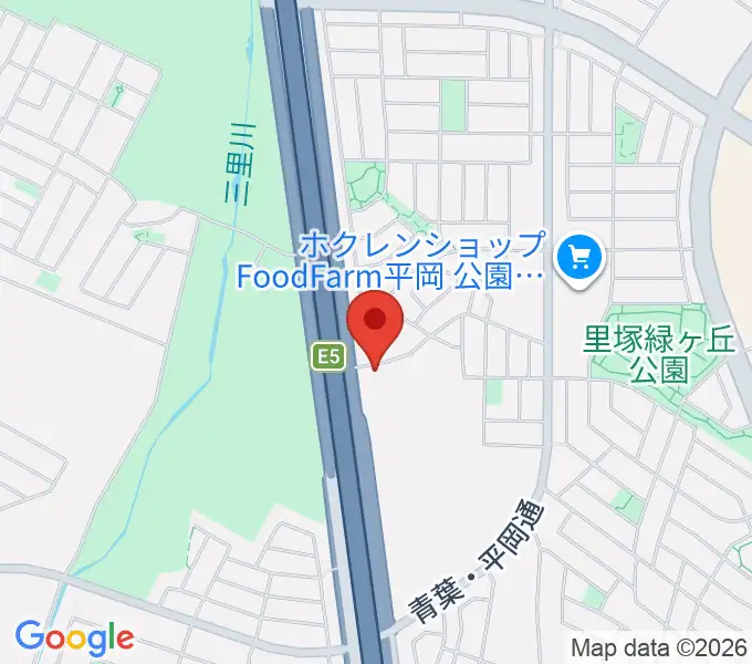 札幌ステュームスタジオの地図