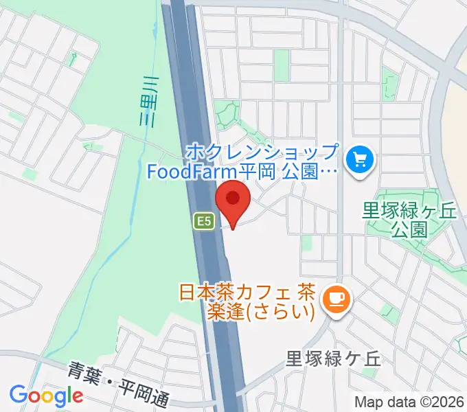 札幌ステュームスタジオの地図