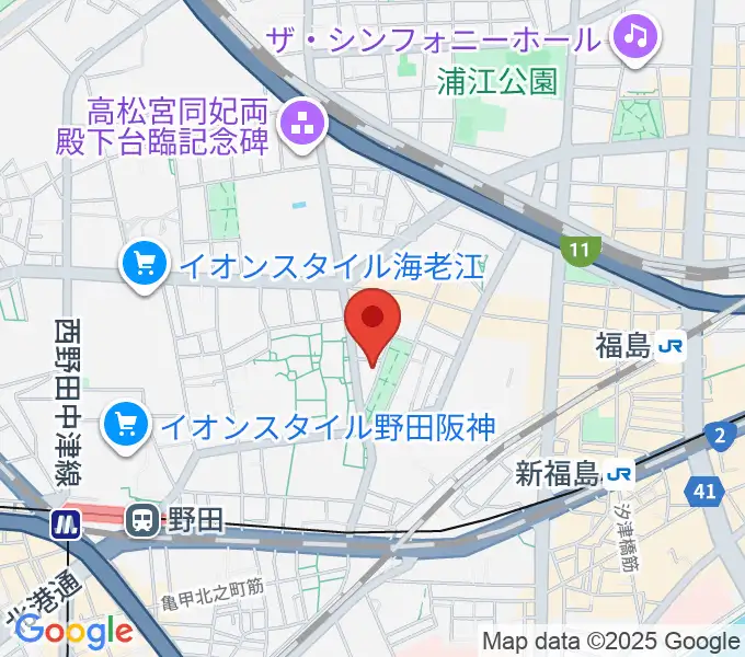 まこと音楽教室の地図