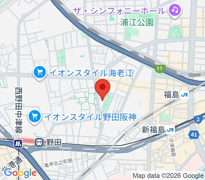 まこと音楽教室の地図