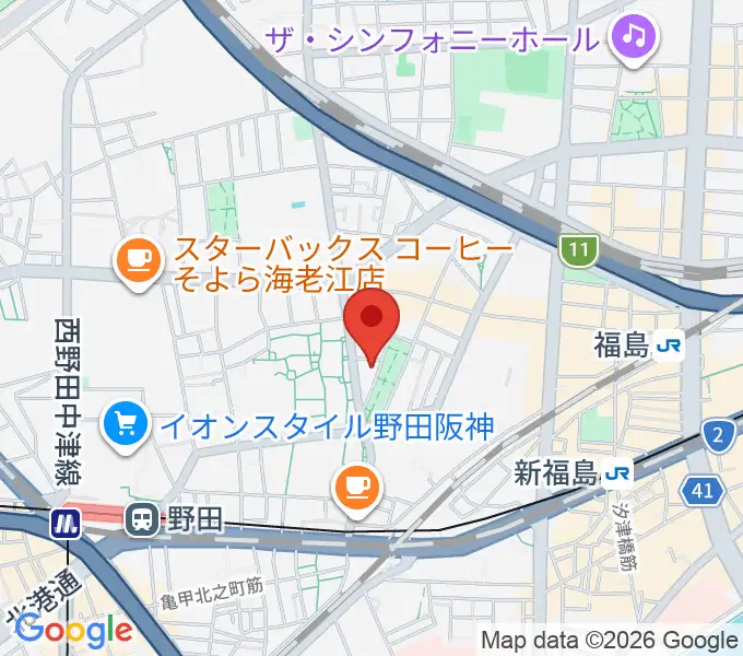 まこと音楽教室の地図