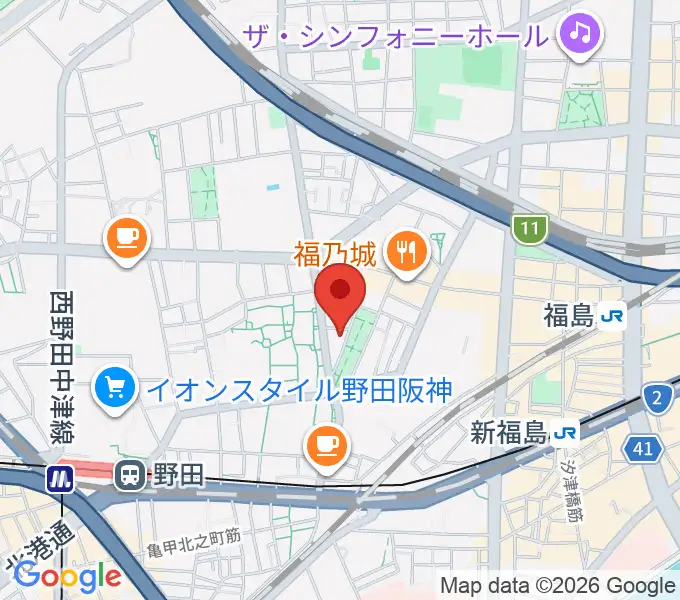 まこと音楽教室の地図