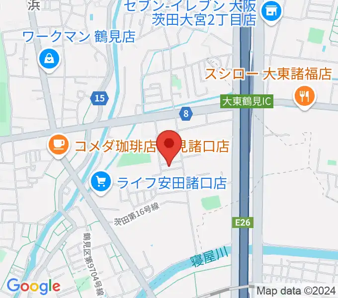 あゆみ音楽教室の地図