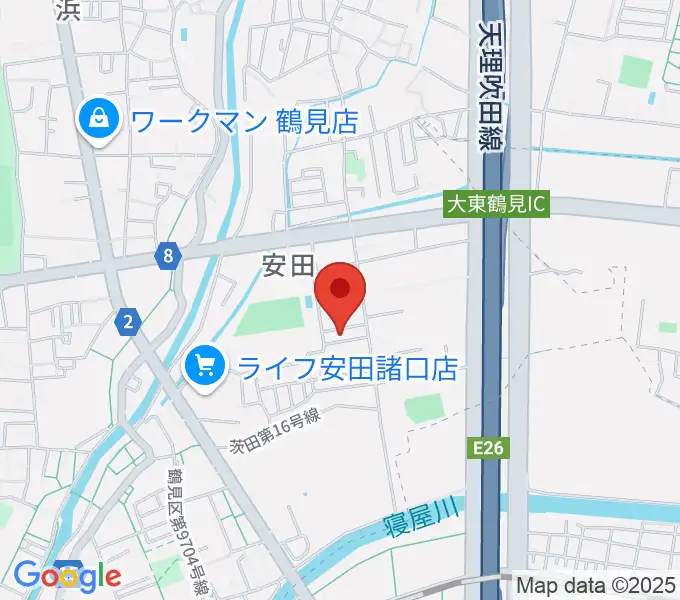 あゆみ音楽教室の地図