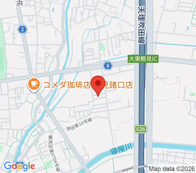 あゆみ音楽教室の地図