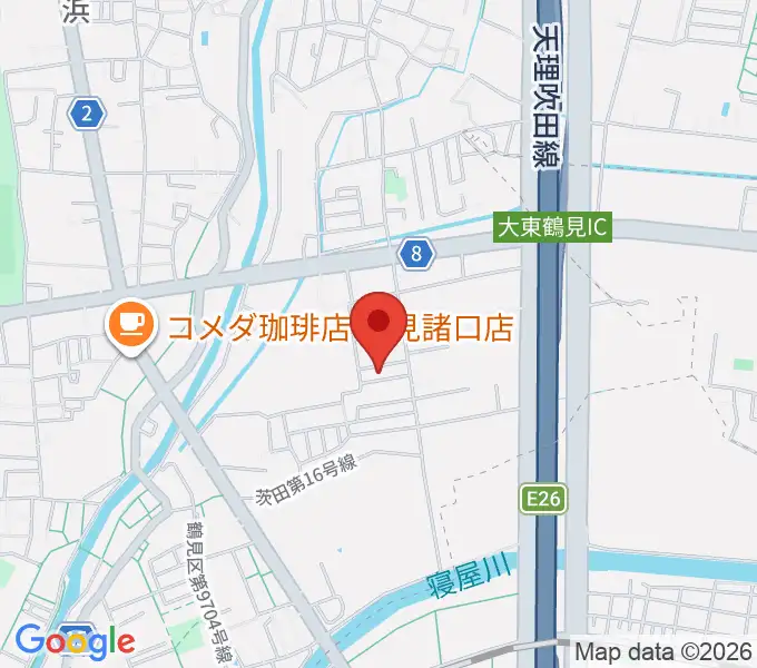 あゆみ音楽教室の地図