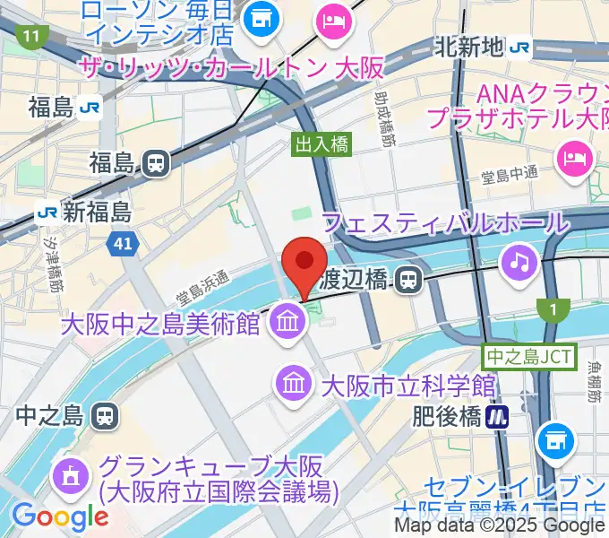 ソウルバードミュージックスクール大阪本校の地図