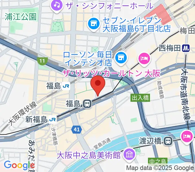 ソウルバードミュージックスクール大阪本校の地図