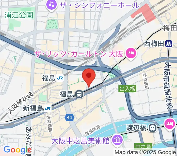 ソウルバードミュージックスクール大阪本校の地図
