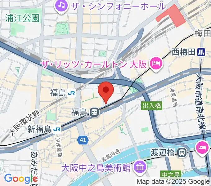 ソウルバードミュージックスクール大阪本校の地図