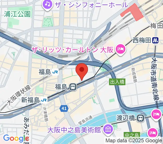 ソウルバードミュージックスクール大阪本校の地図