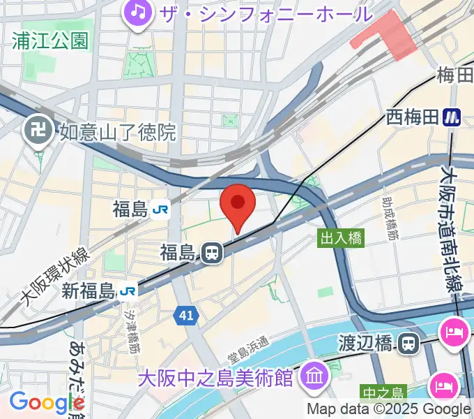 ソウルバードミュージックスクール大阪本校の地図