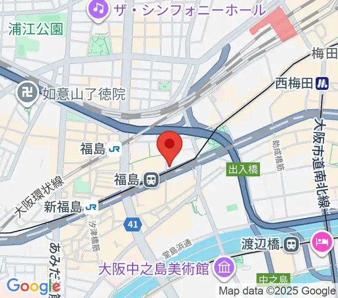 ソウルバードミュージックスクール大阪本校の地図