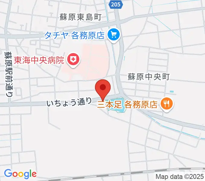 そはら音楽教室の地図