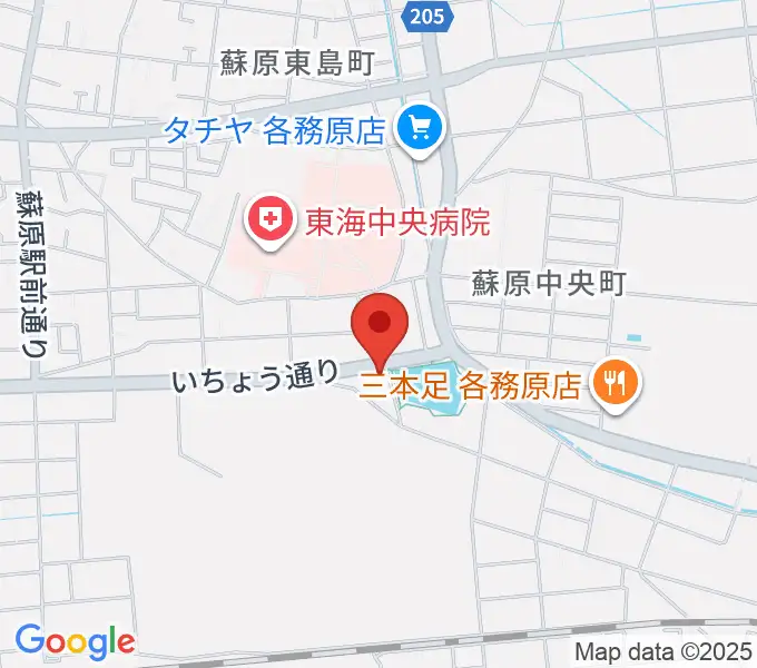そはら音楽教室の地図