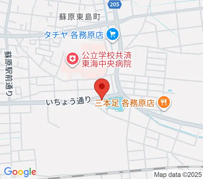 そはら音楽教室の地図