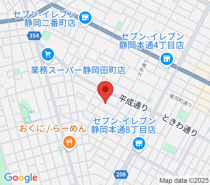 山崎音楽教室 七番町教室の地図