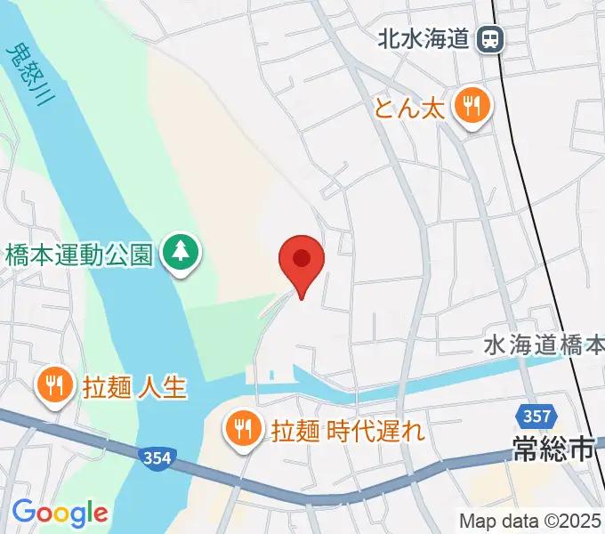 かさはら音楽アトリエの地図